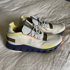 On Cloud Cloudnova Cream/Camo Sneakers